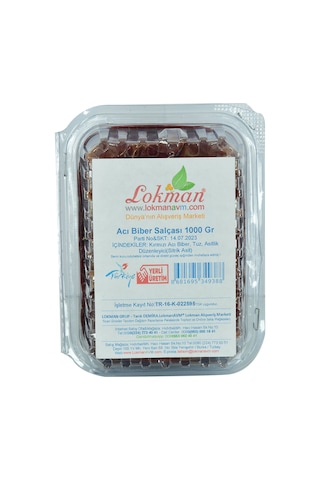 Lokman Avm Acı Biber Salçası 1 KG