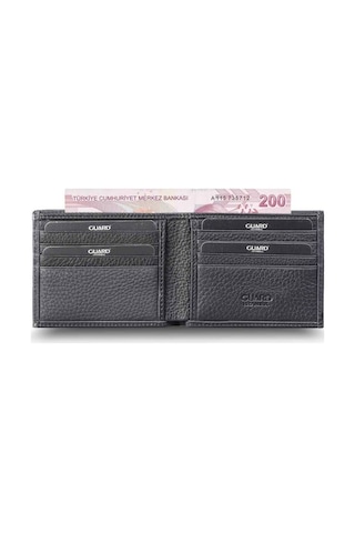 Guard Mat Siyah Klasik Deri Erkek Cüzdanı - Grd2403xw22168 Diğer Çok Renkli