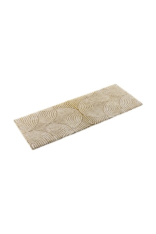 Petal Banyo Paspası, Art Deco Şıklık Ve Lüks Pamuk Gold