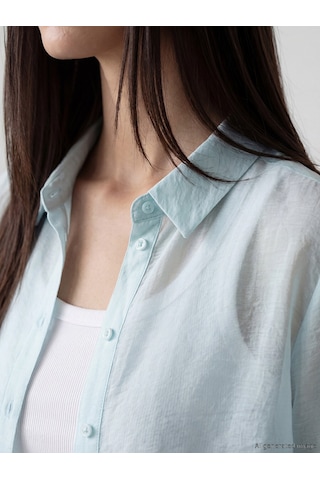 Lcwaıkıkı Classic Yeşil Oversize Kadın Gömlek