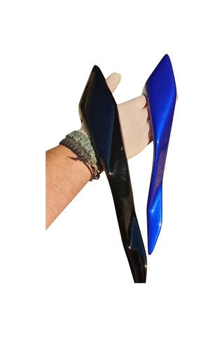 Yamaha İle Uyumlu R25 Rüzgar Kiti Parlak Siyah