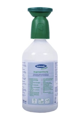 Göz Duşu Solüsyonu İstasyonu Set 1 Adet Boş İstasyon +1 Adet 500 Ml +1 Adet 250 Ml Solüsyon