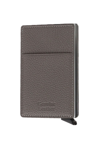 Walsmart Pocket Flotur Akıllı Mekanizmalı Deri Cüzdan Gri