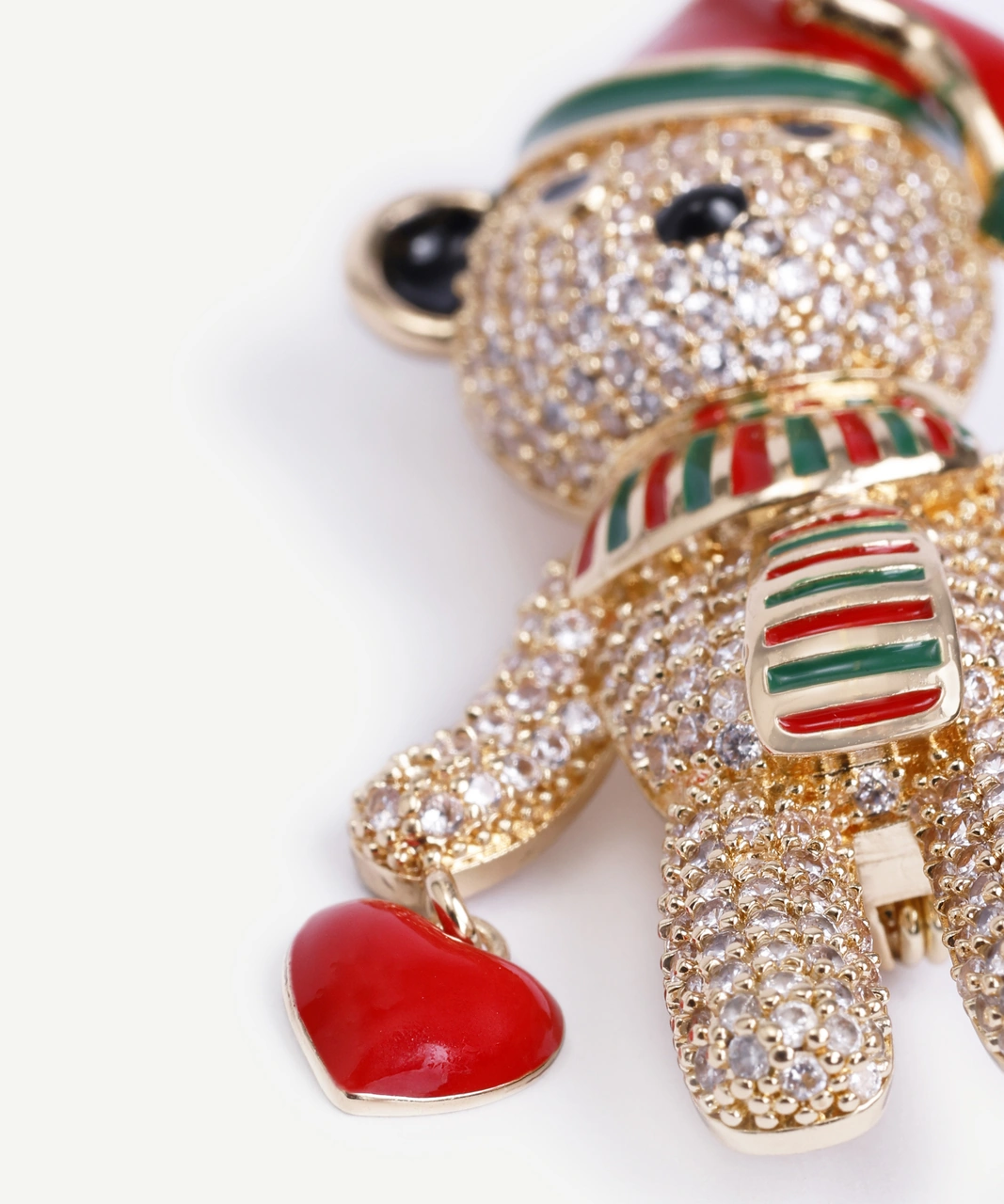 Yargıcı Ayı Figürlü Broş 25kkbj8105x 630 Gold