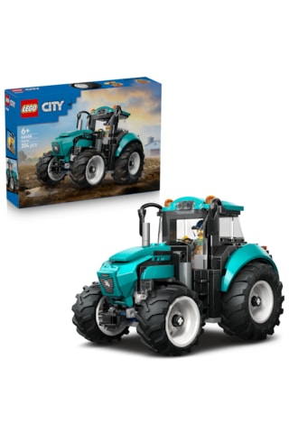 LEGO® City Traktör 60498 - 6 Yaş ve Üzeri Çocuklar İçin Çiftçi Minifigürlü Yaratıcı Oyuncak Yapım Seti (88 Parça)