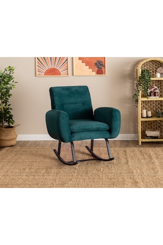 Pafu Kono Tv / Dinlenme / Baba / Emzirme Koltuğu Sallanan Sandalye - Petrol