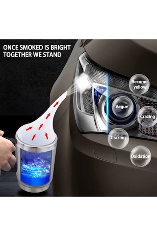 Springsun "farlar İçin Profesyonel Restorasyon Seti - 200ml Onarım Sıvısı, Eldiven Ve Aksesuarlar İle"