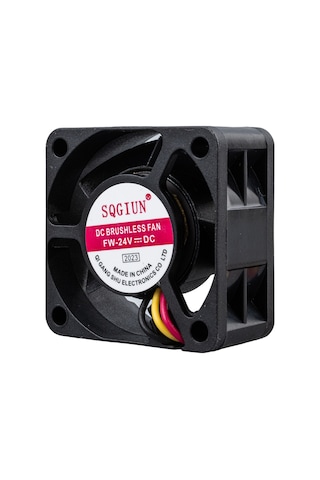 Powermaster Ic-216 3p Kablolu 40x40x20 Mm 24 Volt Fırçasız Dc Kasa Fanı