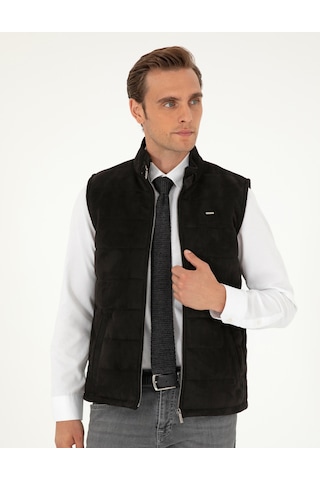Pierre Cardin Erkek Siyah Deri Mont-kaban 50300552-001 Siyah