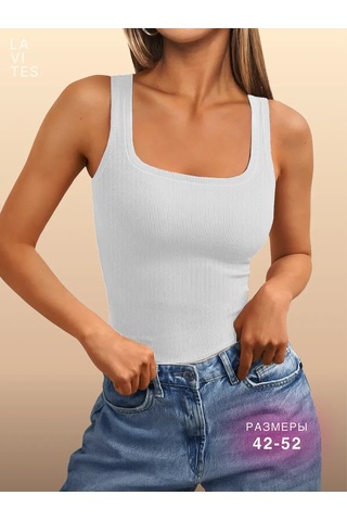 Lavites Kıvrımlı Toparlayıcı Atlet 249540507 Beyaz