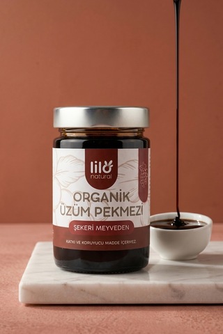 Organik Üzüm Pekmezi 380 G - Katkısız Ve İlave Şekersiz - 874979022 Diğer
