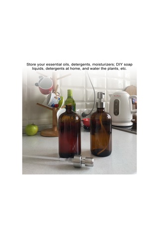 Tenfowee Seyahat Sprey Şişesi - 240ml 2'li Set, Esansiyel Yağlar Ve Dezenfektanlar İçin Koyu Cam Pompalı