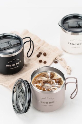 Tyeso Fiery Mug Vakumlu Paslanmaz Çelik Termal Kapaklı 350ml Pembe
