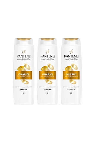 Active Nutri-plex Onarıcı & Koruyucu Şampuan 400ml Yıpranmış Saçlar İçin X 3 Adet Tüm Saç Tipleri