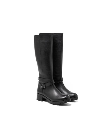 Çizme Kadın Sr-26990-1 John May Siyah Siyah