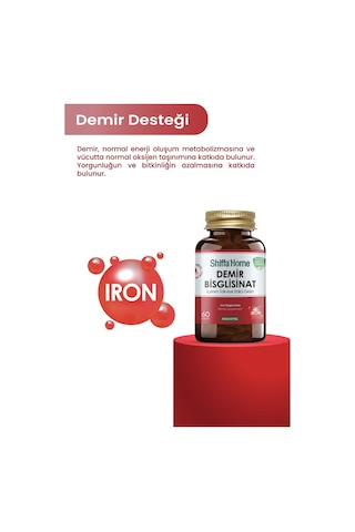 Demir Bisglisinat 60 Tablet