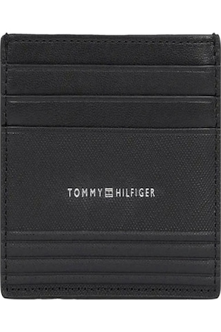 Tommy Hilfiger Erkek Suni Deri Cüzdan Siyah