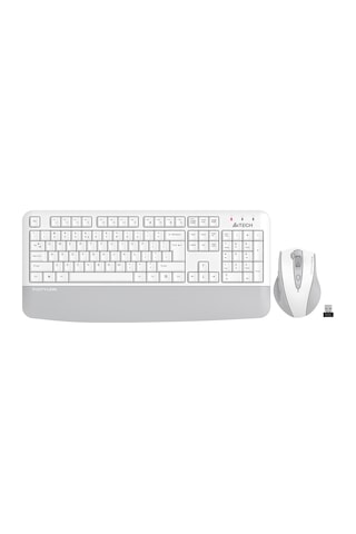 A4tech Fg2500s Plus Kablosuz Q Trk Beyaz Klavye - Mouse Set Optik
