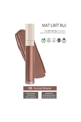 Mat Likit Ruj - 03 Sunset Breeze 4 Ml 8690131775162 Diğer