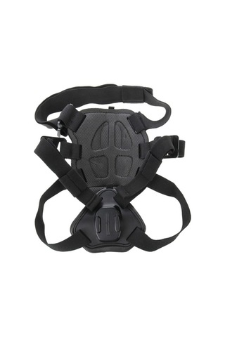 Createtech Puluz Hound Köpek Getirme Koşum Gopro, Insta360, Djı Aksiyon Kamerası Ayarlanabilir Göğüs Kemeri Siyah Çok Renkli