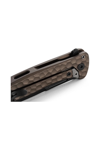 Lionsteel Emmet Em01a Eb Old Black Blade Magnacut Earth Aluminium Hammertone Kamp Çakı Kahverengi