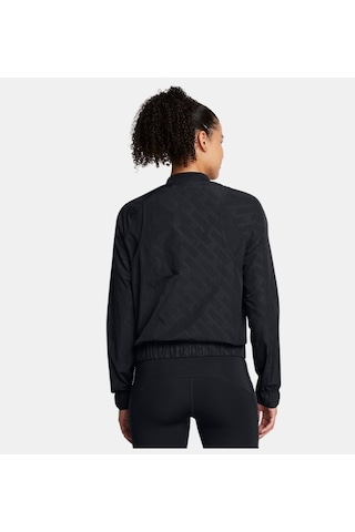 Kadın Ua Run Anywhere Ceket 1386346-001 Black Black White Beyaz - Siyah