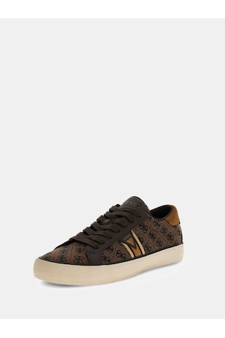 Guess Davor Logo Erkek Sneaker Ayakkabı Fmpdavfal12 Kahverengi