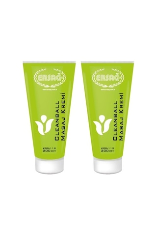 Ersağ Clean Ball Masaj Kremi 2 x 200 ML