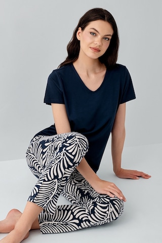 Arnetta Kadın Lacivert Pijama Takım Lacivert