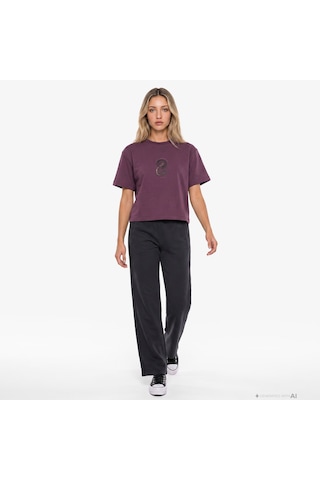 Unıted4 Regular Fit Kadın Siyah Eşofman Altı Orıone-alt Çok Renkli