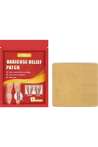 Vkemall Jaysuing Varis Rahatlatıcı Bant - Bacak Ağrısı Ve Şişlik İçin 12'li Paket