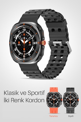 Piranha 9922 1.53" Akıllı Saat + 2 Kordon (İthalatçı Garantili)