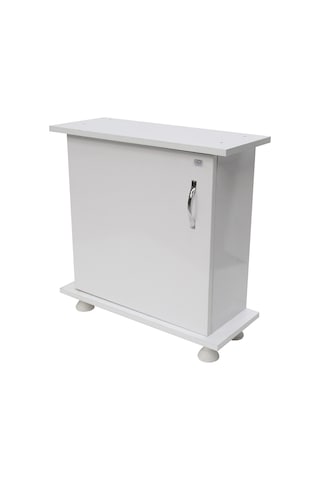 Kanki Pet 50 Cm Akvaryum Sehpa Beyaz Düz 50x23x67