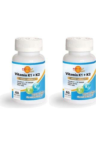 Force Nutrition Vitamin K1 K2 60 Softgel 2 Kutu (492081305)