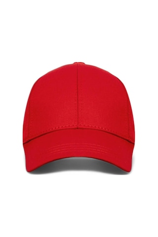 Eke Tekstil Unisex Kırmızı Renk Beyzbol Şapka - Unisex Kırmızı
