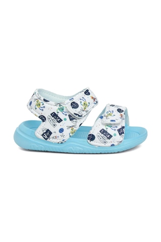 Elit Sy016 Patik Erkek Çocuk Düz Sandalet Mavi Mavi