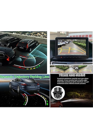 Hareketli Çizgili Trajectory Tecnology Işıklı Arka Görüş K