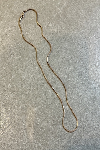 Kyoto Dizayn Snake Model Rose Gold Renk Şık Tasarım 316l Çelik 50cm Kolye Rose Gold