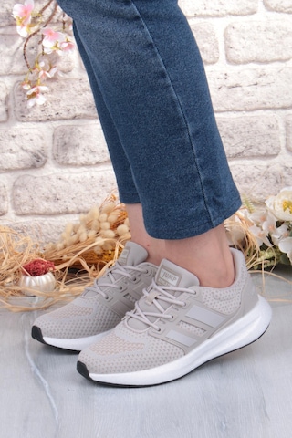 Jump 35132 Hafif Rahat Orijinal Ürün Sneaker Kadın Spor Ayakkabı Krem