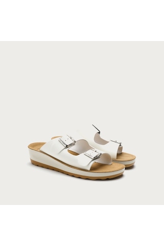 6302-white Terlik Kadın Diğer 42 G64 2c Fly Flot Sandal Synthetıc
