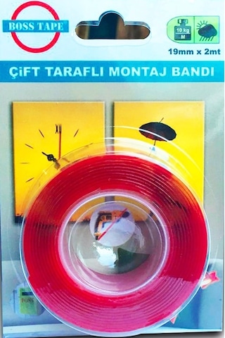 Çift Taraflı Silikonlu Montaj Bantı Dış Mekan İç Mekan Montaj Ban