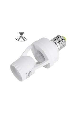 Powermaster E27 Hareket Sensörlü Lamba Tutucu 110-240volt 60watt