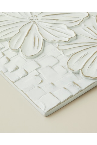Marsa Polyresin Duvar Aksesuarı 20x20 Cm Bej