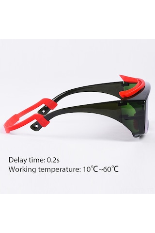 Symbee Otomatik Işık Regülasyonlu Güneş Enerjili Kaynak Gözlüğü - Kaynak, Argon Ark, Kesim Ve Taslama İçin Işık Koruyucu Gözlük Pil Dahil