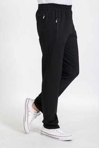 Erkek Pantolon Kesim Beli Lastikli Likralı Kompak Eşofman Altı 25 Siyah