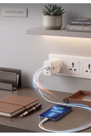 20 W Adaptör Başlık Ve Kablosu