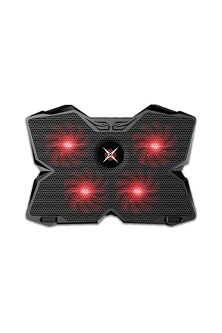 Dexım 4 Fan Ledli Notebook Soğutucu Stand 18" Ve Altı Notebook Uyumlu - Kırmızı 703508679036