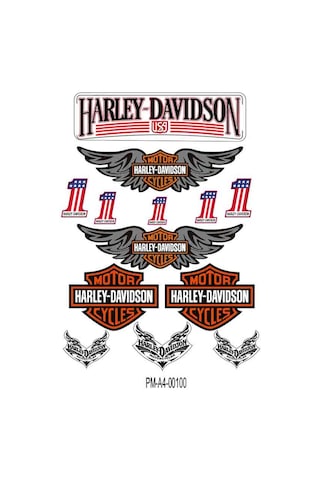 Sponsor Harley Davıdson Ekipman Kask Motorsiklet Sticker Seti 05 Sponsor Harley Davıdson Ekipman Kask Motorsiklet Sticker Seti 05