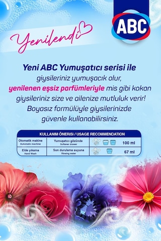Sıvı Çamaşır Yumuşatıcı Huzur 5 Litre X 4 Adet Diğer