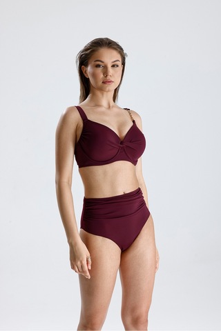 Magic Form Süngerli Toparlayıcı Bikini Üst Mürdüm - 728496473 Mürdüm